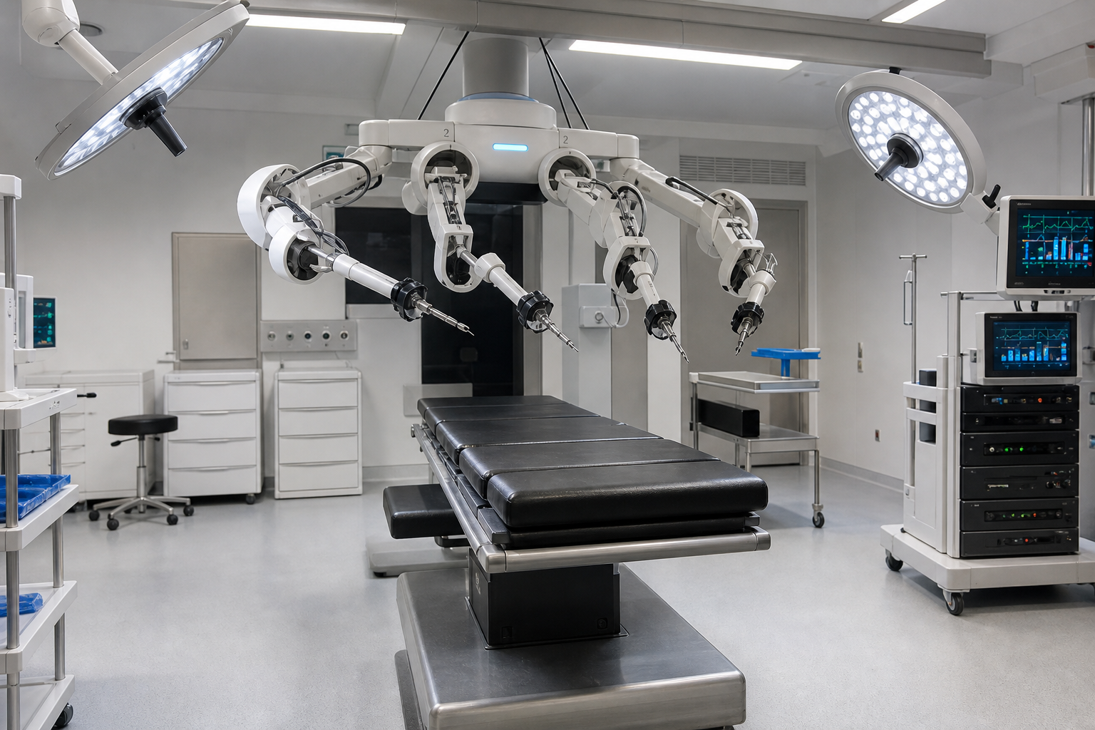 Robotic surgery suite — source image input